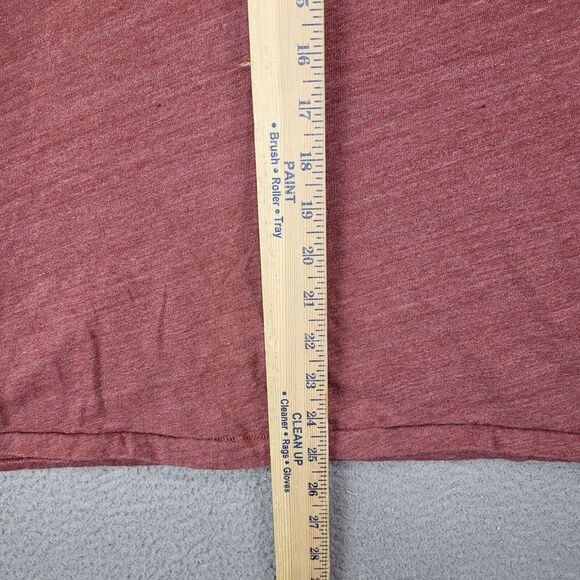 Fossil Shirt Mens Extra Large Red Crew Neck Preppy Basic Minimal Tee - Picture 8 of 10